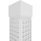 Ekena Millwork Craftsman Classic Square Non-Tapered Manchester Fretwork Column w/ Standard Capital & Standard Base CC1008ENMNCCSCS - alternate 4